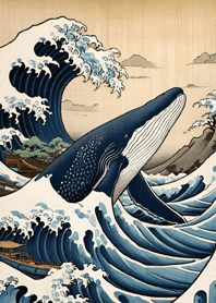 อุกิโยะเอะ - วาฬ D48A99