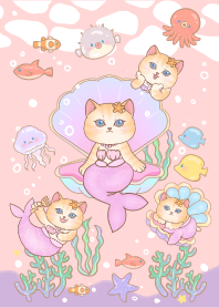 Ginger Cat mermaid 3