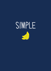 Simple banana-White-joc
