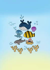 Cute Sea Friends