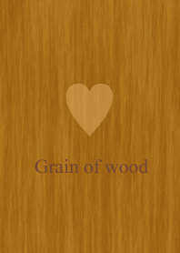 Woodgrain and heart.