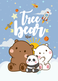 หมีฮาเฮ กาแล็กซี่ สีฟ้า