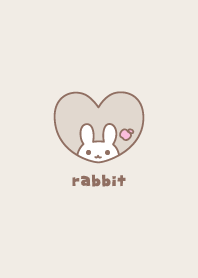 Rabbits Apple [Brown]