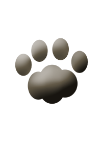 シンプルな足跡