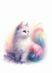 夢幻星塵的彩虹小貓