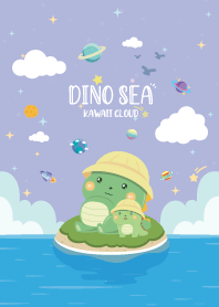 Dinosaur On The Sea Violet