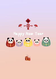 招財熊貓迎新年