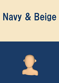 Navy & Beige Simple design 20