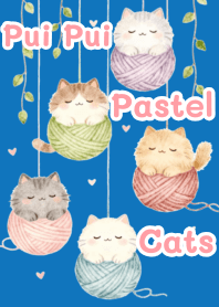 Pui Pui Pastel Cats(blue)