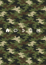 Simple icon army camouflage brown revise