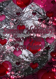 Summer Hokkaido's Snow Trees Rose Heart