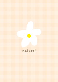 White flower natural18 from Japan