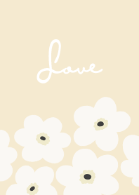 in bloom, flower wh - pale yellow