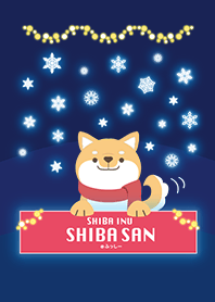 SHIBAINU SHIBASAN -snow night-