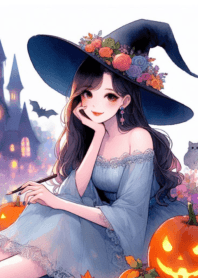 cute little witch halloween V. 13