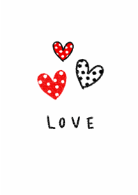 Happy simple heart pattern2