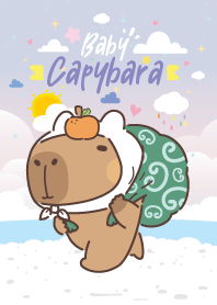 คาปิบารา เบบี้ x เมฆน่ารัก