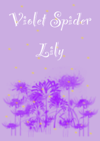 Violet Spider Lily Flower