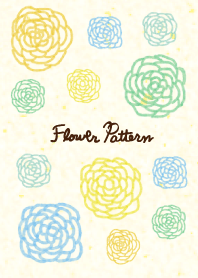 flower pattern13- watercolor-joc