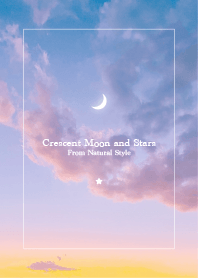 Crescent Moon and Stars94/Natural Style