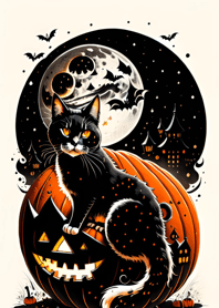 halloween cat 2E33Cd