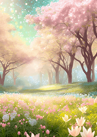 優美な春の風景の着せかえ(Spring-760)