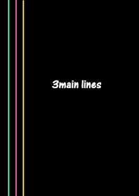 3 main lines