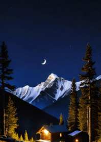 Camping Mountains Night 15ABb2