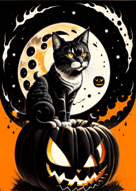 halloween cat eCA29E