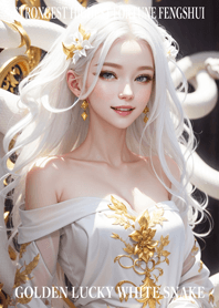 Golden White Snake of Luck 51