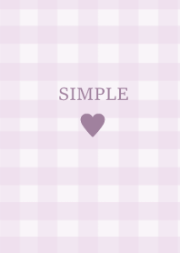 SIMPLE HEART (check purple:)