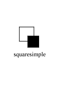 Square. simple. cool.