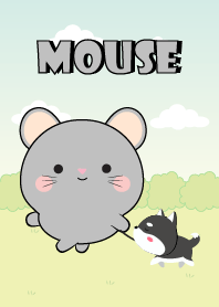 Mini Lovely Gray Mouse Theme