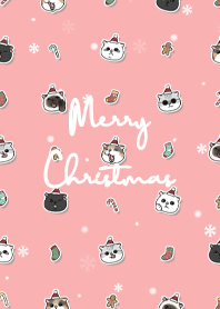 neko christmas1 - coral