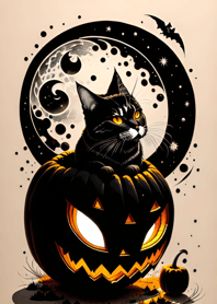 halloween cat 7a1414