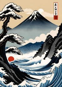 浮世絵の風景-昼 4