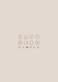 SIMPLE(beige brown)V.1052b