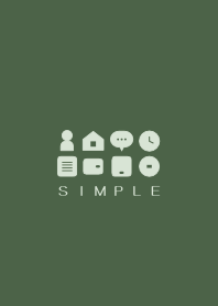 SIMPLE(white green)V.600b