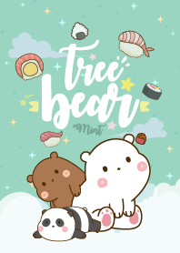 Bear Love Eating Mint