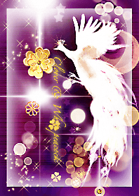 Is it a messenger of God? White Peacock