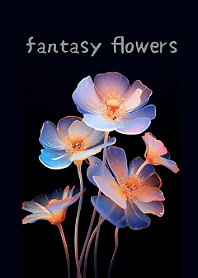 Fantasy luminous flower