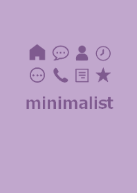 minimalist #purplewhite(JP)