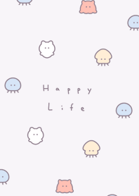 ゆるい海のいきもの | むらさき