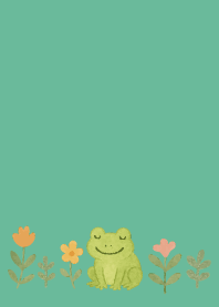 Frogs heal01 blue green