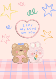 i lay my love on you! (pink)
