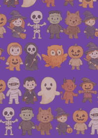 Halloween Festival04 on purple