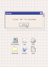 Old Computer 2 (Color)  - Beige Ver.a