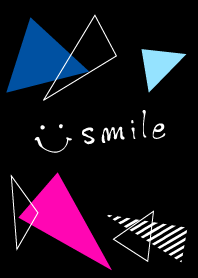 The smile - black colorful triangle2-