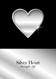 Simple Silver Heart 5