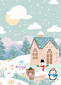 Kawaii scandinavian style(Winter-773)